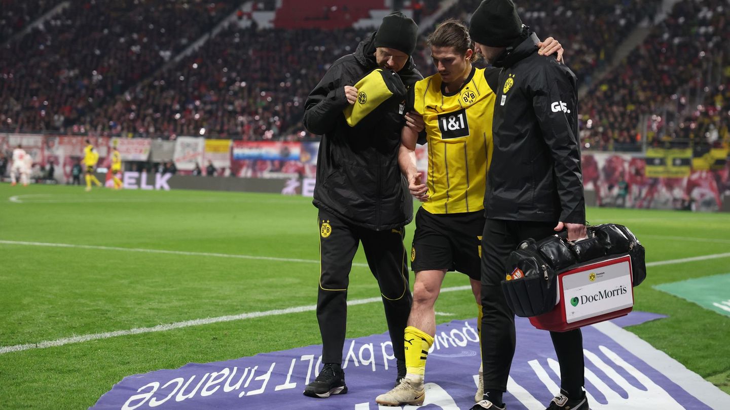 Fußball-Bundesliga: Knie verdreht: BVB droht längerer Ausfall von Sabitzer