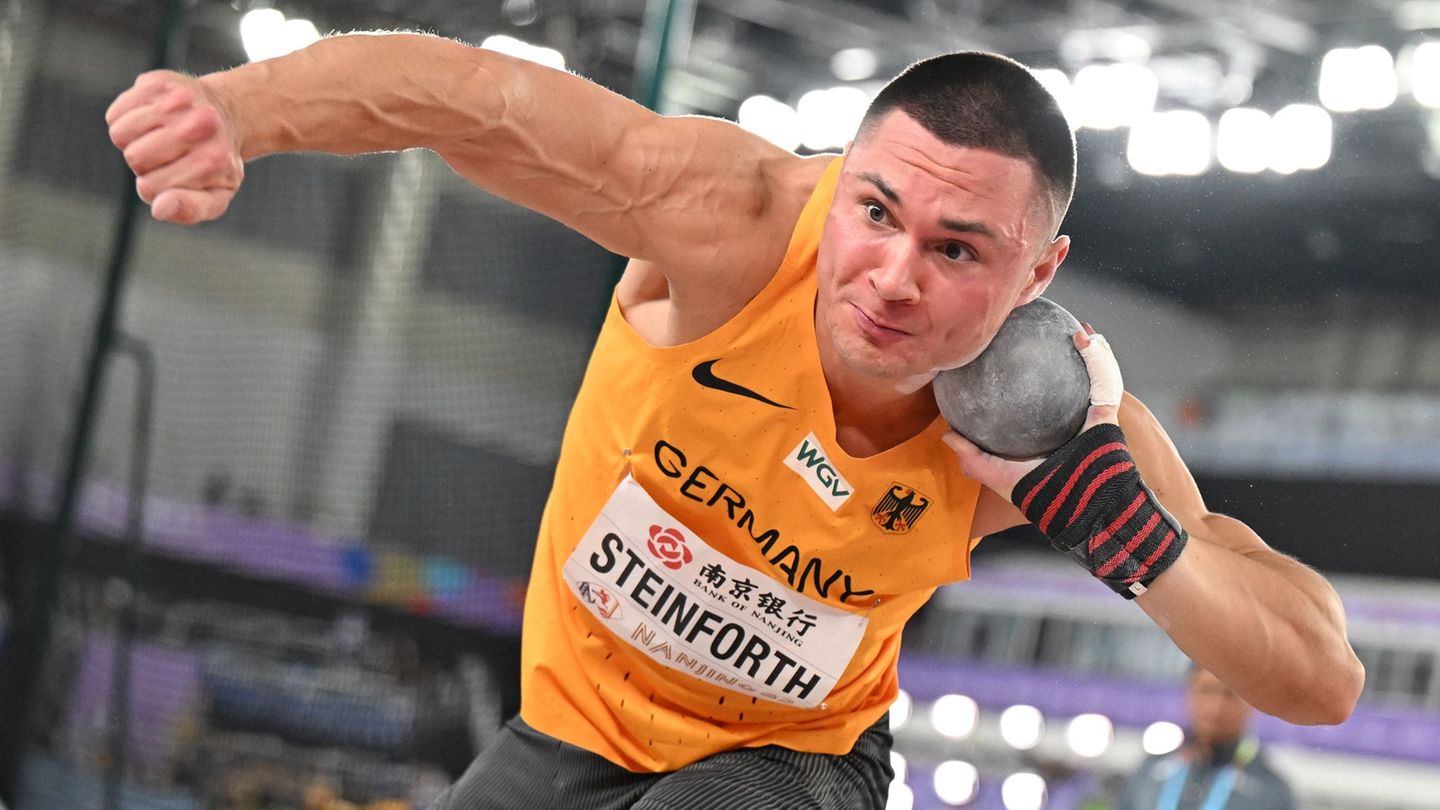 Leichtathletik: „Mega happy“: Siebenkämpfer Steinforth gewinnt WM-Bronze