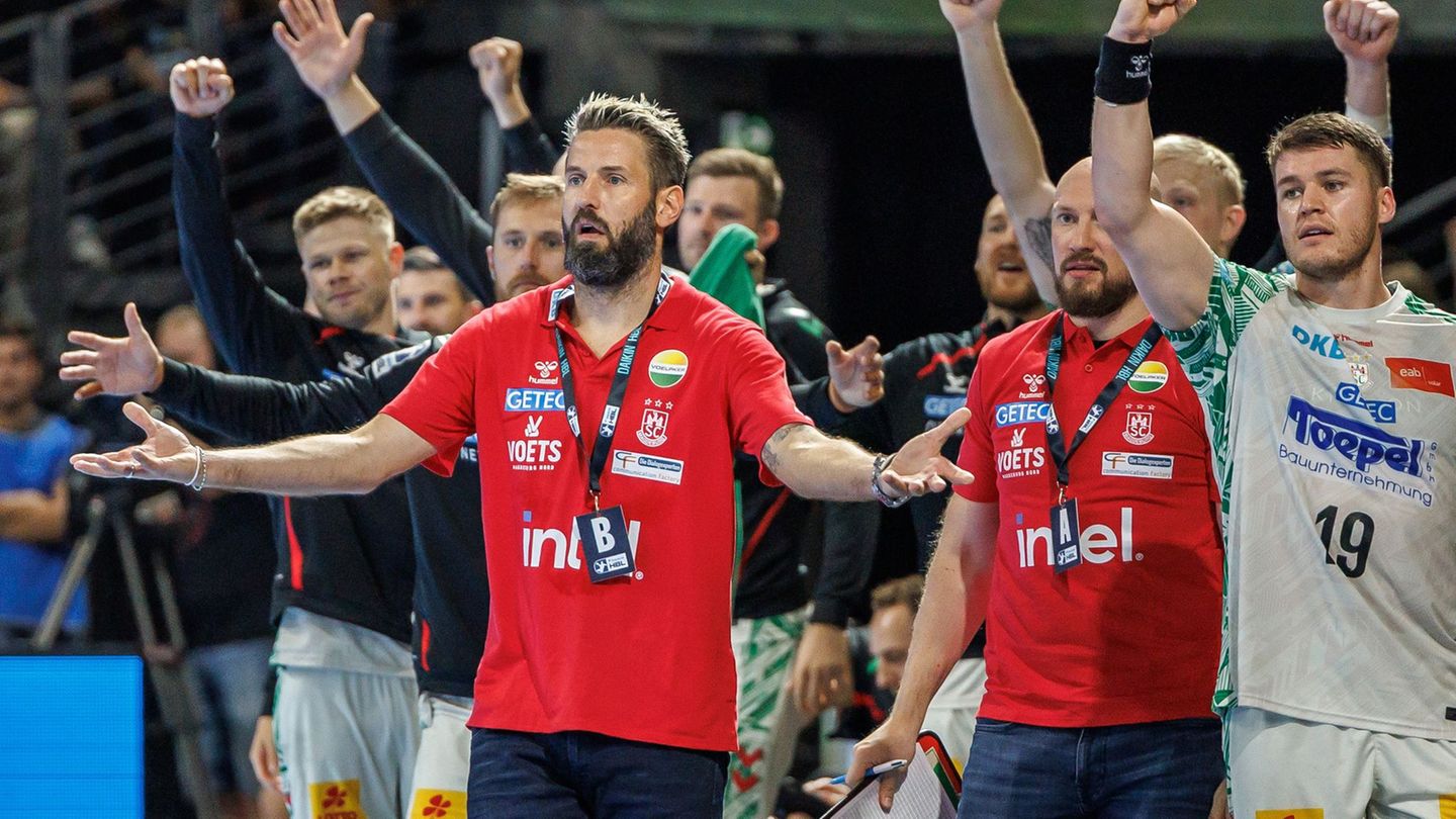 Handball Champions League: SCM-Trainer Wiegert gibt zwei Champions League-Ziele aus