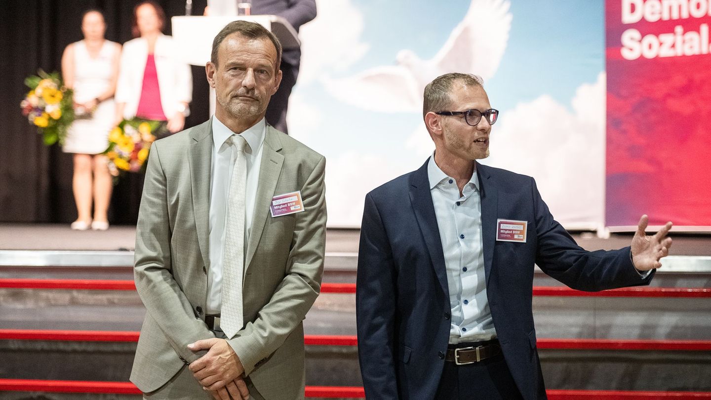 Parteien: Neues Spitzenduo beim BSW: Jörg Scheibe und Ronny Kupke