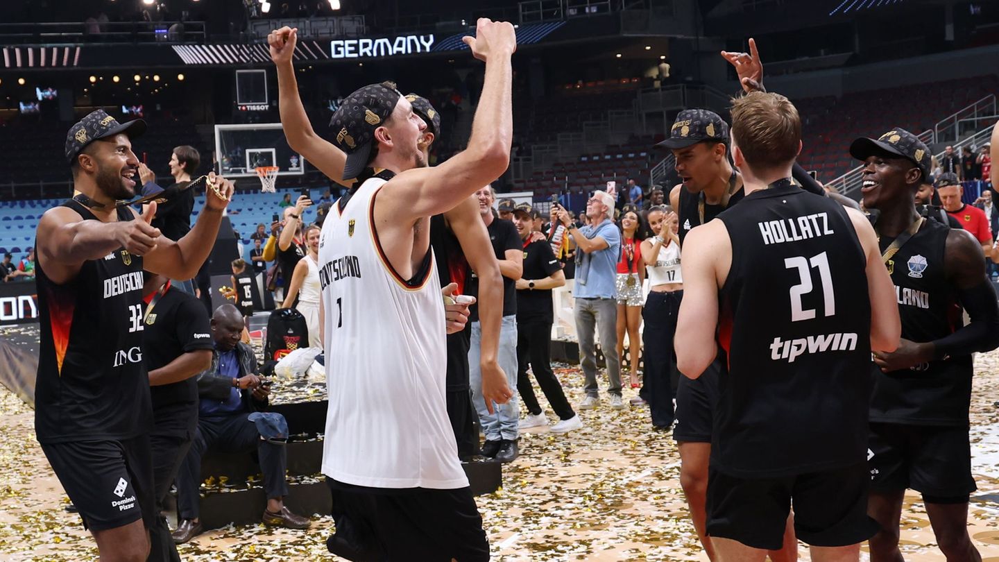 Basketball-Nationalteam: „Sowas Geiles“: Europameister verlassen Riga per Charterflug
